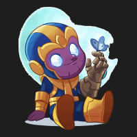 Cute Baby Thanos (low Poly Abstract) Zoomout Effect Classic T-shirt | Artistshot