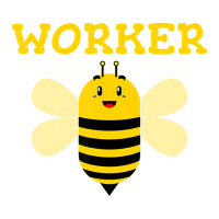 Worker Bee Funny Beekeeping Text Graphic T Shirt Baby Tee | Artistshot