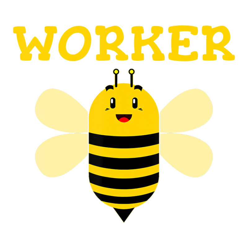 Worker Bee Funny Beekeeping Text Graphic T Shirt Baby Tee | Artistshot