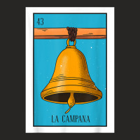 La Campana Lottery Card Gift The Bell Card Mexican Ladies Fitted T-shirt | Artistshot