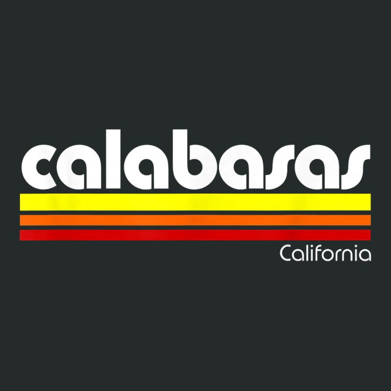 Retro Calabasas California T Shirt Women's Triblend Scoop T-shirt by TeaMenShop | Artistshot