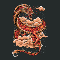 Awesome Mystical Chinese Dragon King Of Dragon Women's Triblend Scoop T-shirt | Artistshot