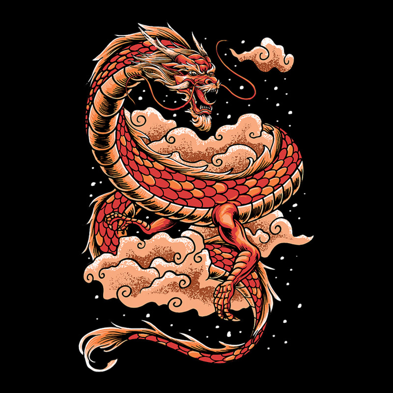 Awesome Mystical Chinese Dragon King Of Dragon Maternity Scoop Neck T-shirt by spreesgomez | Artistshot