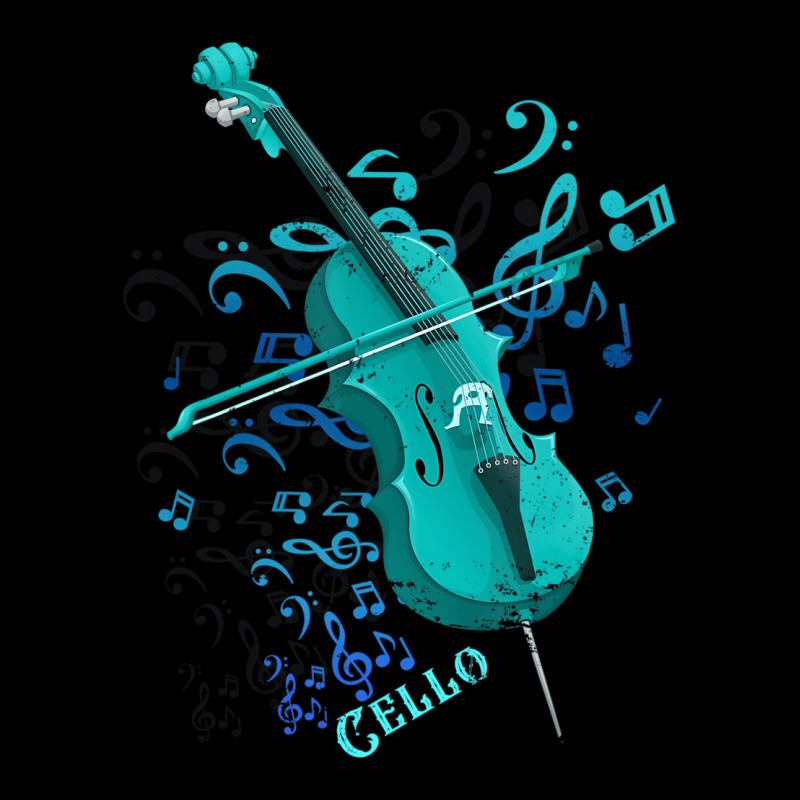 Music Notes Treble Clef Cellist Gift Orchestra Cel Kids Cap by africaka | Artistshot