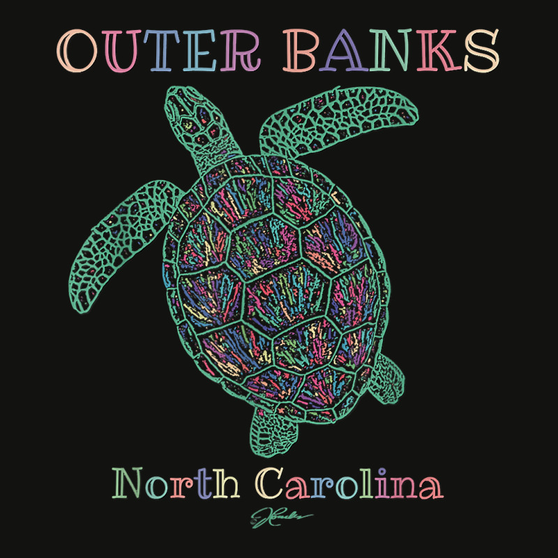 Jcombs Outer Banks, North Carolina, Sea Turtle T S Scorecard Crop Tee by ewubea | Artistshot