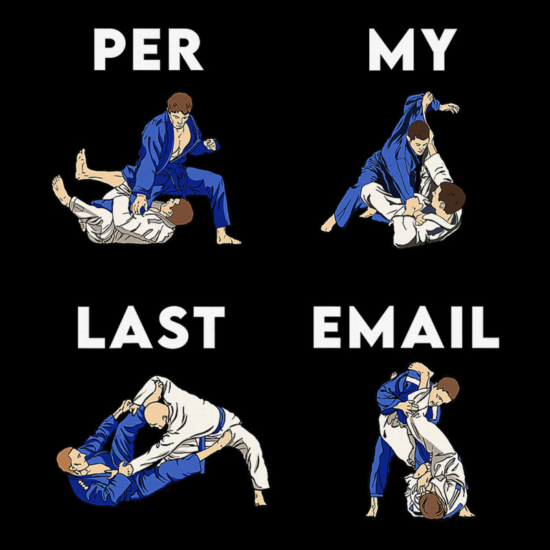 Bjj Jiu Jitsu Funny Per My Last Email Gift Men's Long Sleeve Pajama Set by guiUPTEES | Artistshot