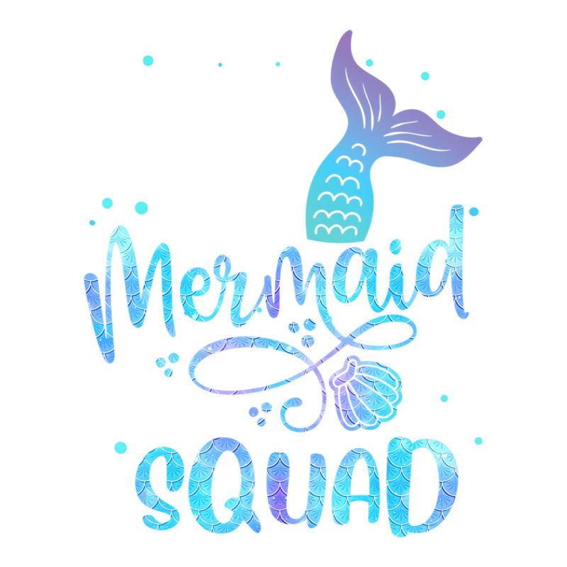 Mermaid Squad Cute Girls Birthday Squad Mermaid Ta V-neck Tee | Artistshot