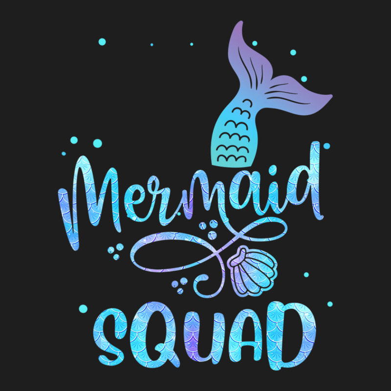 Mermaid Squad Cute Girls Birthday Squad Mermaid Ta Classic T-shirt | Artistshot