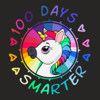 100 Days Of School Magical Unicorn 100 Days Smarte Ladies Fitted T-shirt | Artistshot