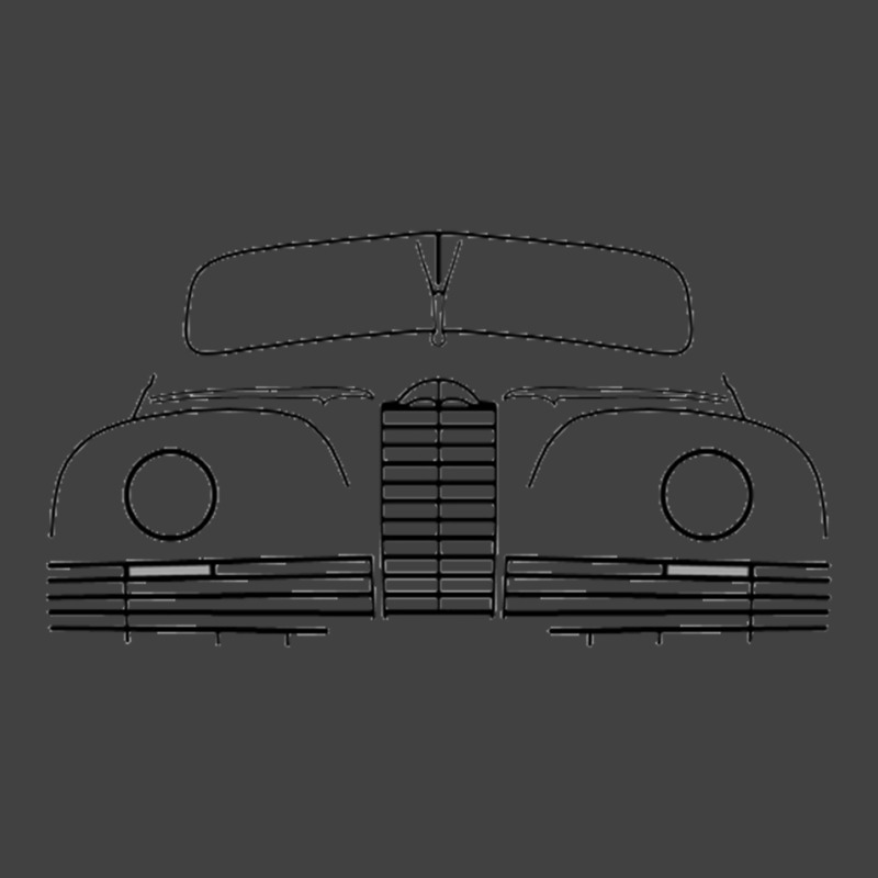 Packard Super Clipper 1940s Classic Car Black Outl Vintage T-Shirt by CaldwellNichols22 | Artistshot