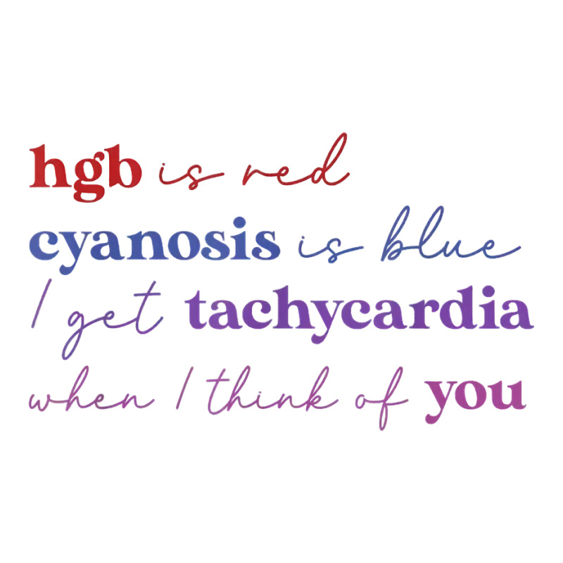 Hgb Is Red I Get Tachycardia When I Think Of You V Unisex Hoodie | Artistshot