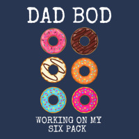 Mens Dad Bod Working On My Six 6 Pack Funny Donut Men Denim Jacket | Artistshot