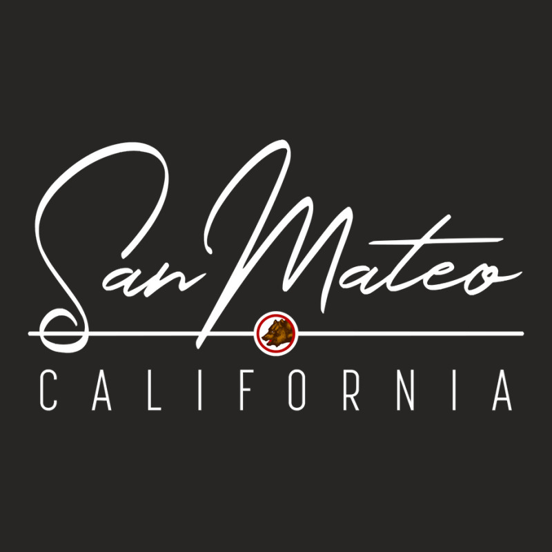 San Mateo Ca Sweatshirt Ladies Fitted T-Shirt by TeaMenShop | Artistshot