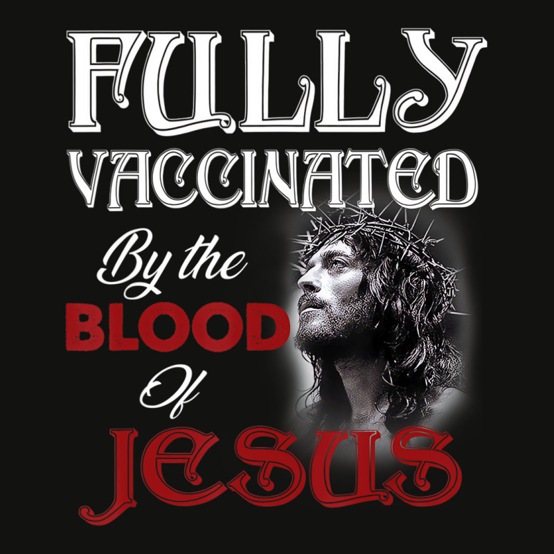 Fully Vaccinated By The Blood Of Jesus God Christi Scorecard Crop Tee by wafaha | Artistshot