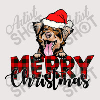 Merry Christmas Australian Shepherd Pocket T-shirt | Artistshot