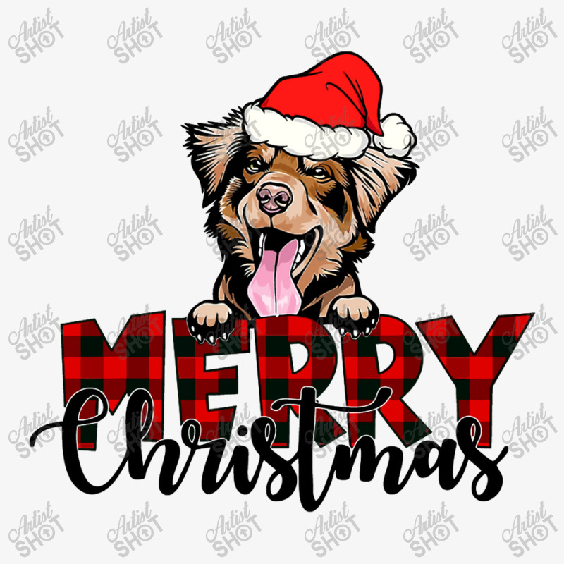 Merry Christmas Australian Shepherd Champion Hoodie | Artistshot