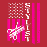 Hair Stylist American Flag Tshirt Women's V-neck T-shirt | Artistshot