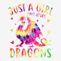 Cute Just A Girl Who Loves Dragons Tie Dye Women A Youth 3/4 Sleeve | Artistshot