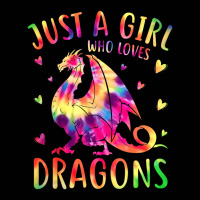 Cute Just A Girl Who Loves Dragons Tie Dye Women A Toddler 3/4 Sleeve Tee | Artistshot