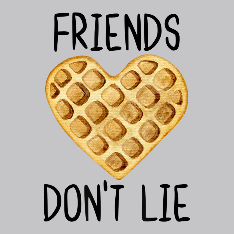 Friends Don't Lie Funny Waffle Heart Love For Best Baby Bodysuit by wafaha | Artistshot