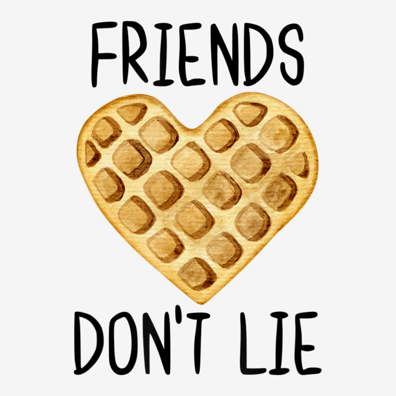 Friends Don't Lie Funny Waffle Heart Love For Best Youth 3/4 Sleeve by wafaha | Artistshot