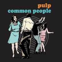 Pulp Common People  Retro 90s Fan Design T-shirt | Artistshot