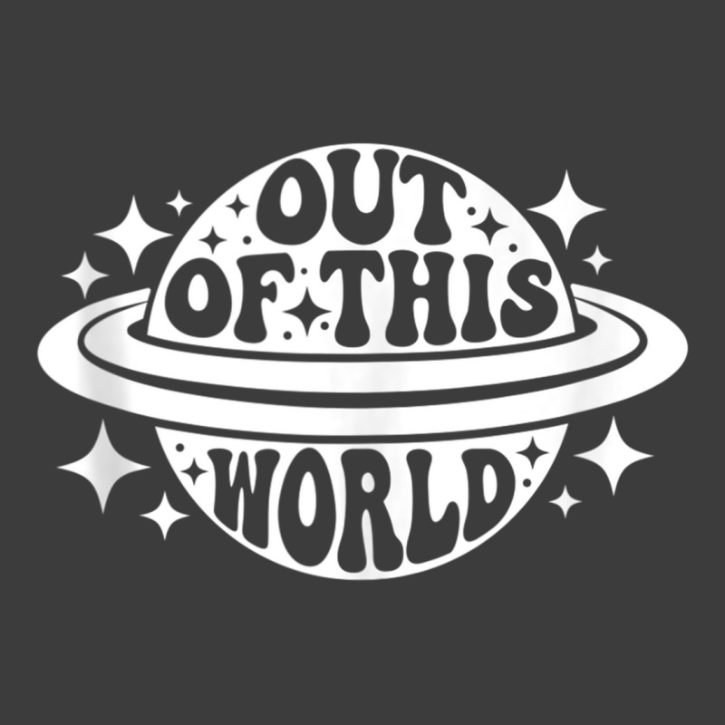 Out Of This World Groovy Funny Planet Space Geeky  Men's Polo Shirt | Artistshot