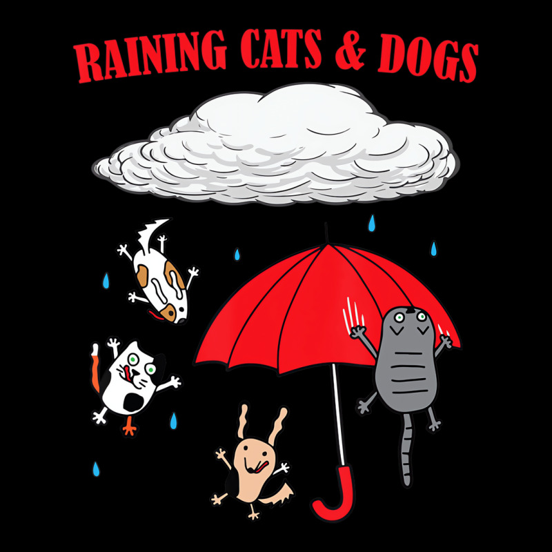 Cute Raining Cats And Dogs, Pet Lovers T Shirt Adjustable Cap | Artistshot