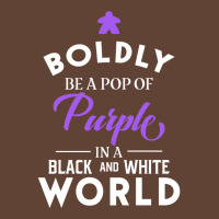 Purple Meeple Boldly Be A Pop Of Color Board Games T-shirt | Artistshot