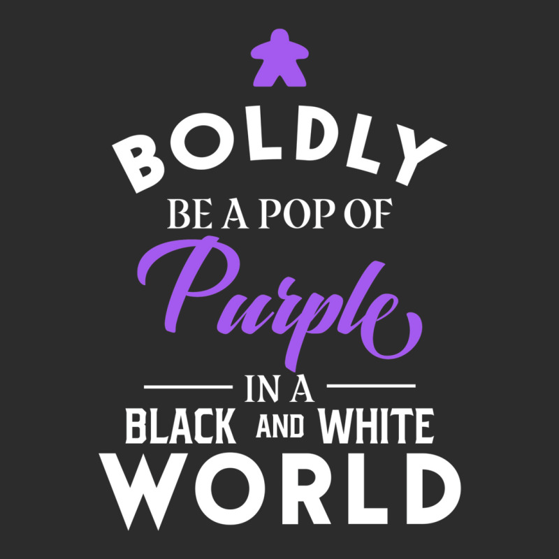 Purple Meeple Boldly Be A Pop Of Color Board Games Exclusive T-shirt by basaulajtonya | Artistshot