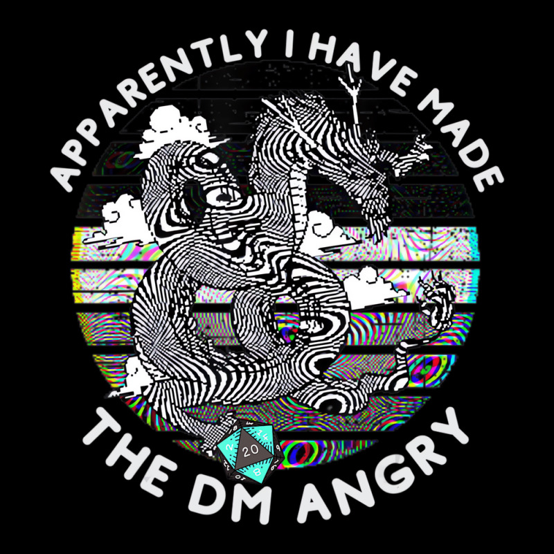 Because I Made The Dm Angry Vintage Dungeon Rpg Di Cropped Sweater by aiiluurosy | Artistshot