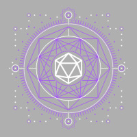 Purple Sacred Symbol Polyhedral D20 Dice Tabletop Exclusive T-shirt | Artistshot