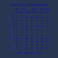 Latin Noun Declension Chart T Shirt For Classical Ladies Denim Jacket | Artistshot