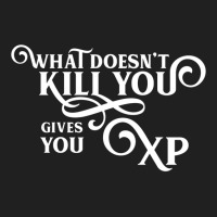 What Doesn't Kill You Gives You Xp Retro Gamer Drawstring Bags | Artistshot