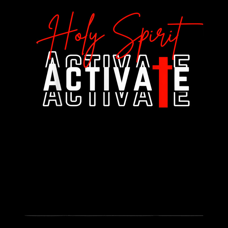 Holy Spirit Activate T Shirt Fleece Short | Artistshot