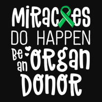 Organ Donation Awareness Shirt Miracles Do Happen Crop Top | Artistshot