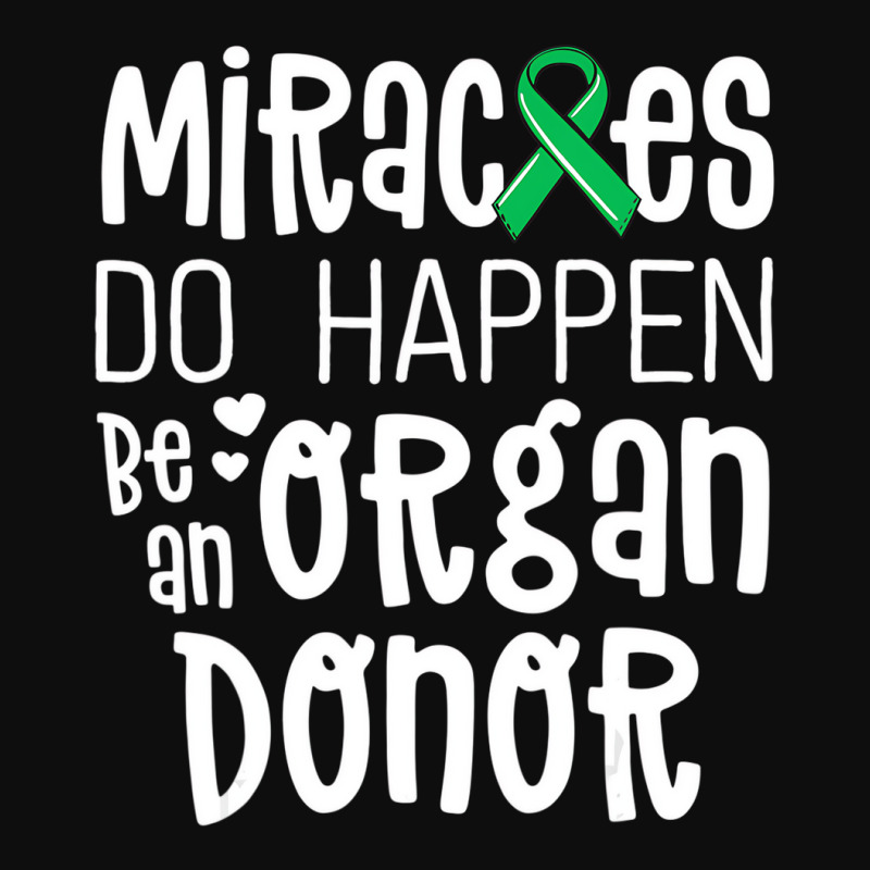 Organ Donation Awareness Shirt Miracles Do Happen Crop Top by ewubea | Artistshot