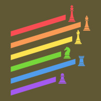 Rainbow Chess Pieces Boardgames Nerd Vintage Short | Artistshot