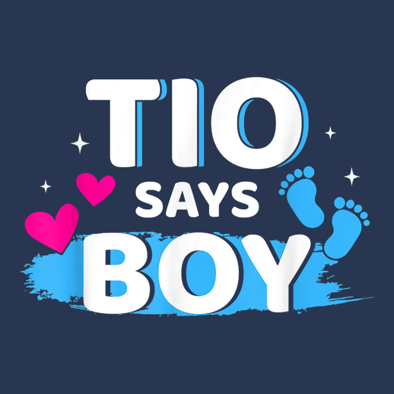 Mens Gender Reveal Tio Says Boy Matching Family Ba Men Denim Jacket | Artistshot