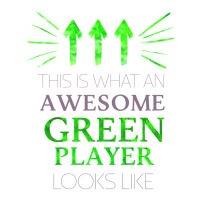 Awesome Green Player Crop Top | Artistshot