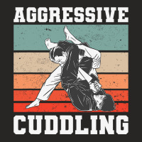 Aggressive Cuddling Judo Jiu Jitsu Martial Arts Ladies Fitted T-shirt | Artistshot