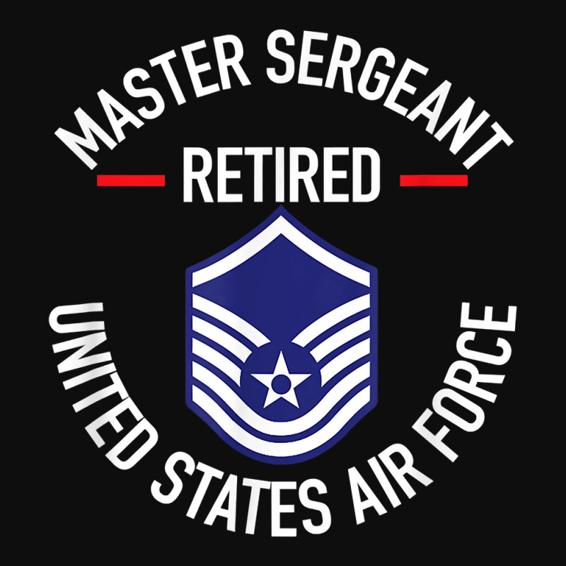 Master Sergeant Retired Air Force Military Retirem Crop Top by fieyzacik | Artistshot