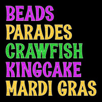 Beads, Parades, Crawfish, Kingcake, Mardi Gras Men Long Sleeve Shirts | Artistshot