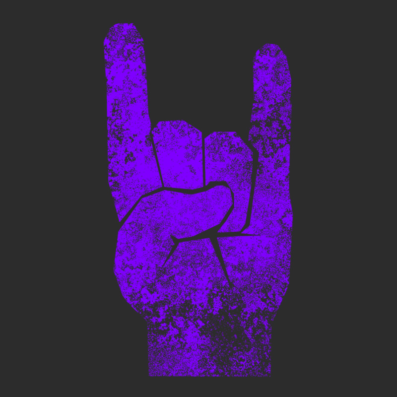 Heavy Metal Satan Horns Violet Antiqued 1 Exclusive T-shirt by NANCYLTICKLE-SUMMERS | Artistshot