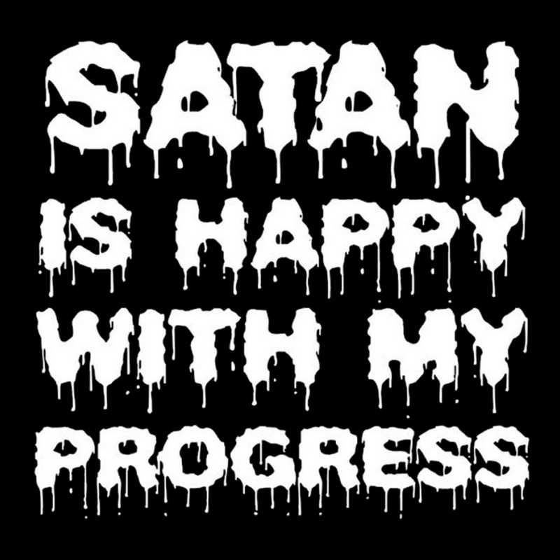 Satan Is Happy With My Progress Adjustable Cap by rastyrocl | Artistshot