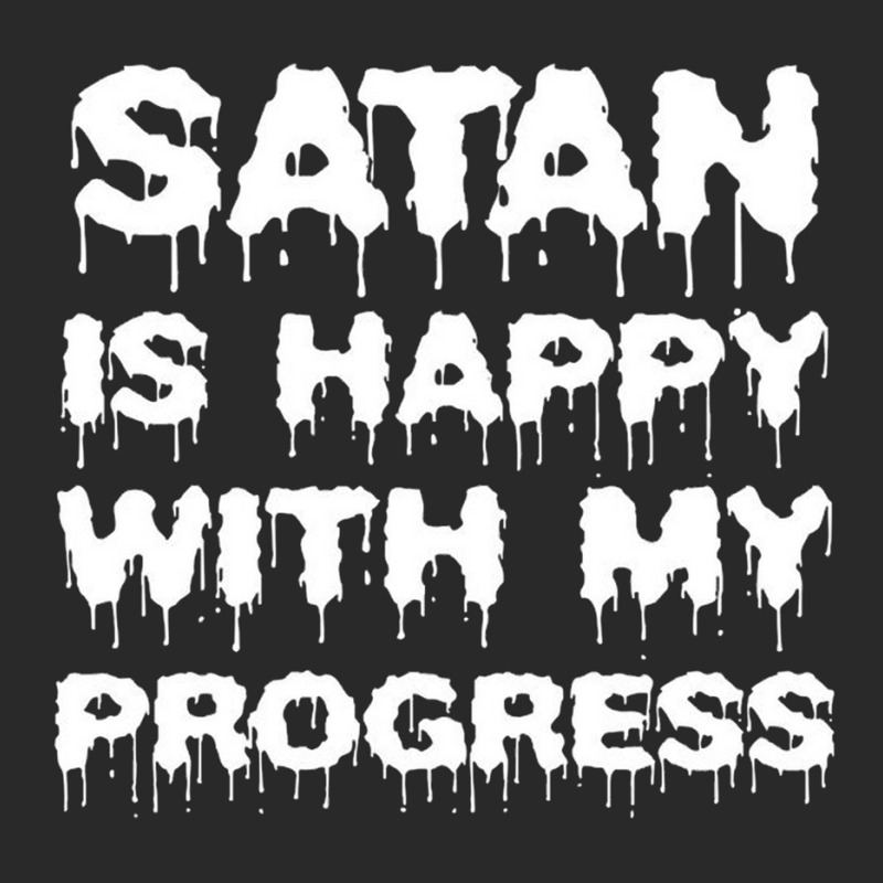 Satan Is Happy With My Progress Printed hat by rastyrocl | Artistshot