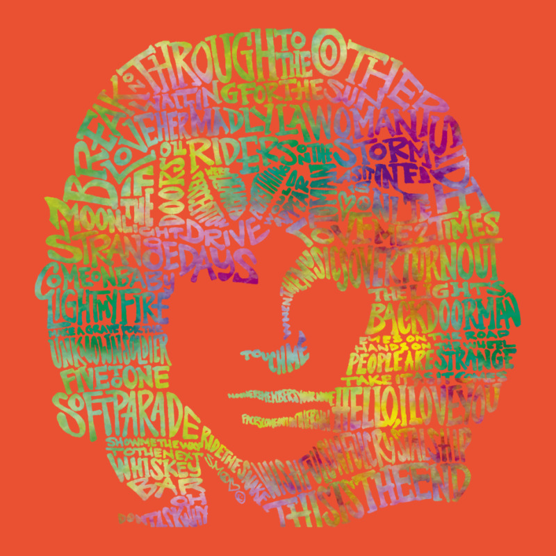 Jim Morrison Legacy Typography [type B] Ladies Fitted T-Shirt by lawenelarmok | Artistshot