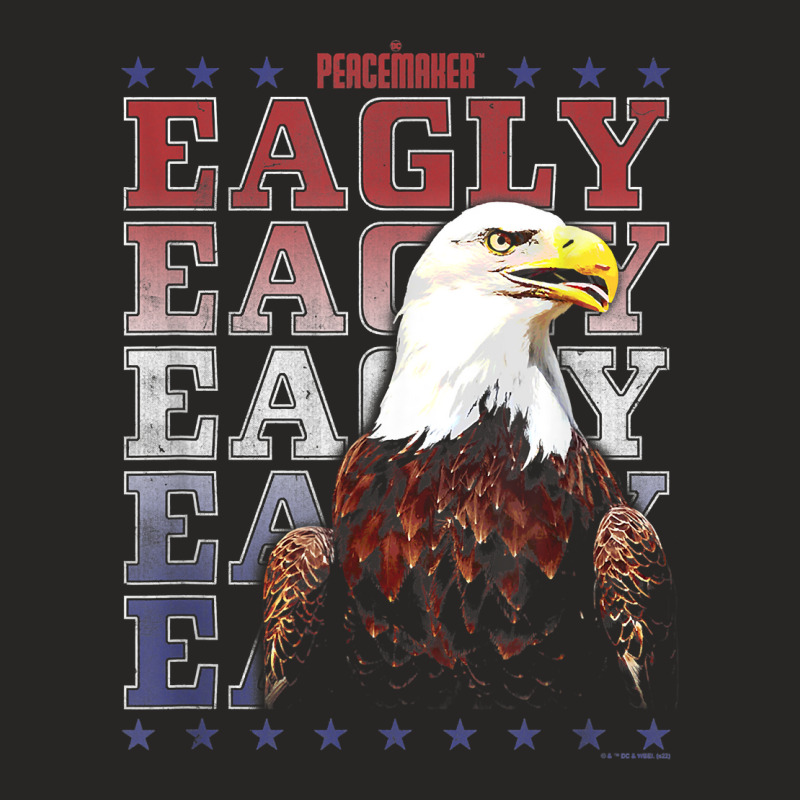 Peacemaker Eagly Text Stack T Shirt Ladies Fitted T-shirt | Artistshot