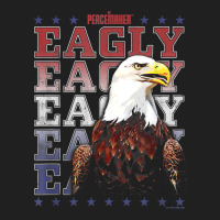 Peacemaker Eagly Text Stack T Shirt Ladies Polo Shirt | Artistshot