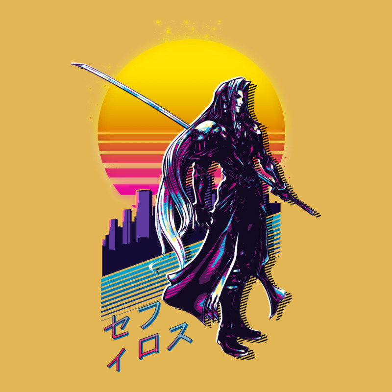 Final Fantasy Vii 7   Sephiroth Retrowave Vintage Hoodie And Short Set by suardlakiof | Artistshot